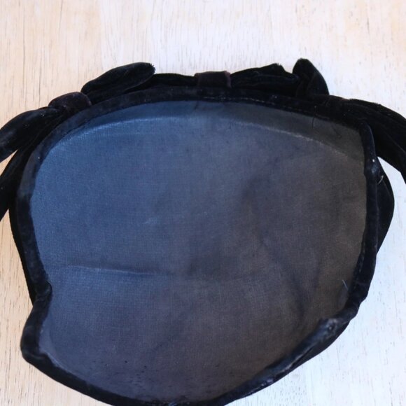 Womens 1920 Vintage Style Velvet Beret Hat Chic Cap - Picture 12 of 14